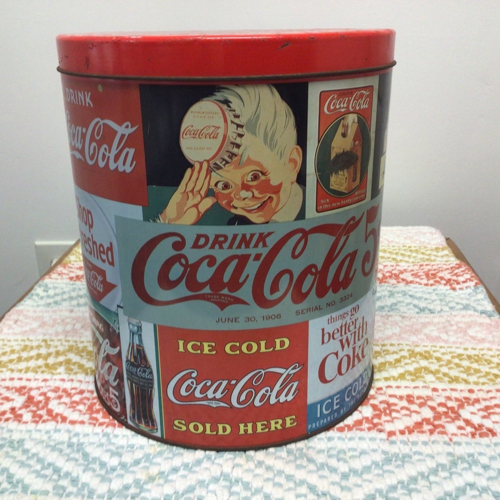 COCA COLA STORAGE CAN